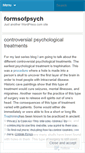 Mobile Screenshot of formsofpsych.wordpress.com
