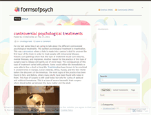 Tablet Screenshot of formsofpsych.wordpress.com