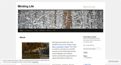 Desktop Screenshot of mindinglife.wordpress.com