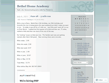 Tablet Screenshot of bethelhome.wordpress.com
