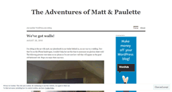 Desktop Screenshot of mattandpaulette.wordpress.com