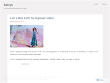 Tablet Screenshot of katrynmisslimpopo.wordpress.com