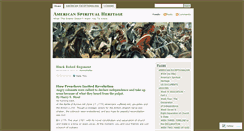 Desktop Screenshot of americanspiritualheritage.wordpress.com