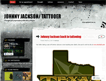 Tablet Screenshot of johnnyjacksontattooer.wordpress.com