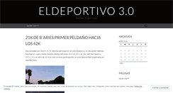 Desktop Screenshot of eldeportivo30.wordpress.com