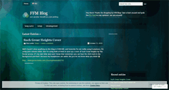 Desktop Screenshot of frostedflakesmusic.wordpress.com