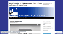 Desktop Screenshot of manifesta2011.wordpress.com