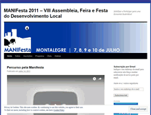 Tablet Screenshot of manifesta2011.wordpress.com