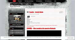 Desktop Screenshot of fpaganvalera.wordpress.com