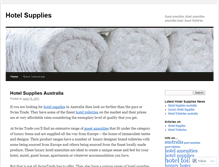 Tablet Screenshot of hotelsupplies.wordpress.com