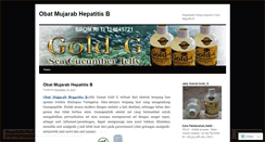 Desktop Screenshot of obatmujarabhepatitisb.wordpress.com