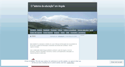 Desktop Screenshot of eduangola.wordpress.com