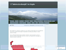 Tablet Screenshot of eduangola.wordpress.com