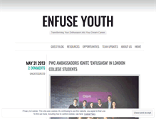 Tablet Screenshot of enfuseteam.wordpress.com