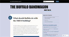 Desktop Screenshot of buffalobandwagon.wordpress.com