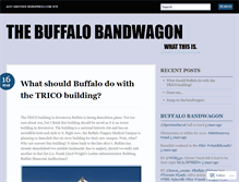 Tablet Screenshot of buffalobandwagon.wordpress.com