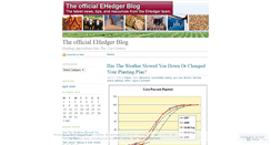 Desktop Screenshot of ehedger.wordpress.com
