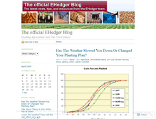 Tablet Screenshot of ehedger.wordpress.com