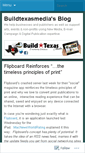 Mobile Screenshot of buildtexasmedia.wordpress.com