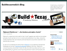 Tablet Screenshot of buildtexasmedia.wordpress.com