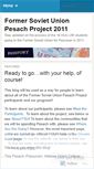 Mobile Screenshot of fsupesachproject2011.wordpress.com