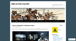 Desktop Screenshot of oneactivecolony.wordpress.com