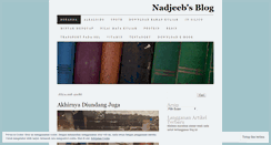 Desktop Screenshot of nadjeeb.wordpress.com