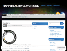 Tablet Screenshot of happyhealthysexystrong.wordpress.com