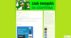 Desktop Screenshot of cioffinha.wordpress.com