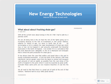 Tablet Screenshot of newenergytech.wordpress.com