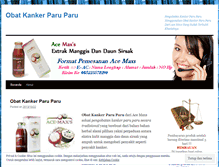 Tablet Screenshot of obatkukankerparuparu.wordpress.com