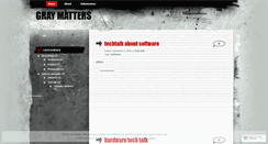 Desktop Screenshot of graymatterspk.wordpress.com