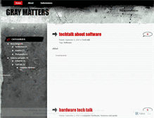 Tablet Screenshot of graymatterspk.wordpress.com