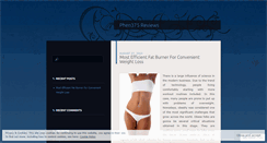 Desktop Screenshot of phen375reviewinfo.wordpress.com