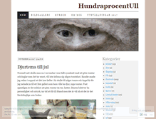 Tablet Screenshot of hundraprocentull.wordpress.com