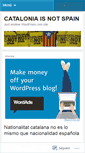 Mobile Screenshot of cataloniaisnotinspain.wordpress.com