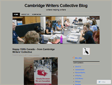 Tablet Screenshot of cambridgewriterscollective.wordpress.com