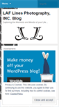 Mobile Screenshot of laflinesphotography.wordpress.com