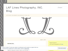 Tablet Screenshot of laflinesphotography.wordpress.com