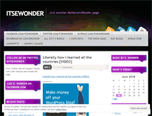 Tablet Screenshot of itsewonder.wordpress.com