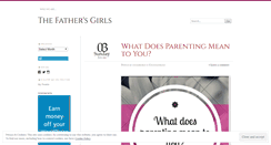 Desktop Screenshot of fathersgirls.wordpress.com