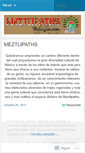 Mobile Screenshot of meztlipaths.wordpress.com