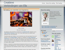 Tablet Screenshot of creatieveverbindingen.wordpress.com