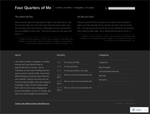 Tablet Screenshot of 4quartersofamother.wordpress.com