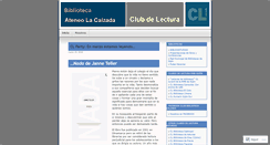 Desktop Screenshot of clubcalzada.wordpress.com