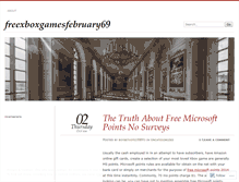 Tablet Screenshot of freexboxgamesfebruary69.wordpress.com
