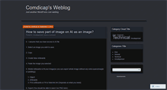 Desktop Screenshot of comdicap.wordpress.com