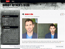 Tablet Screenshot of bobbyjoyner.wordpress.com