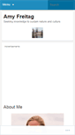 Mobile Screenshot of amyfreitag.wordpress.com