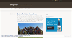 Desktop Screenshot of ellagower.wordpress.com